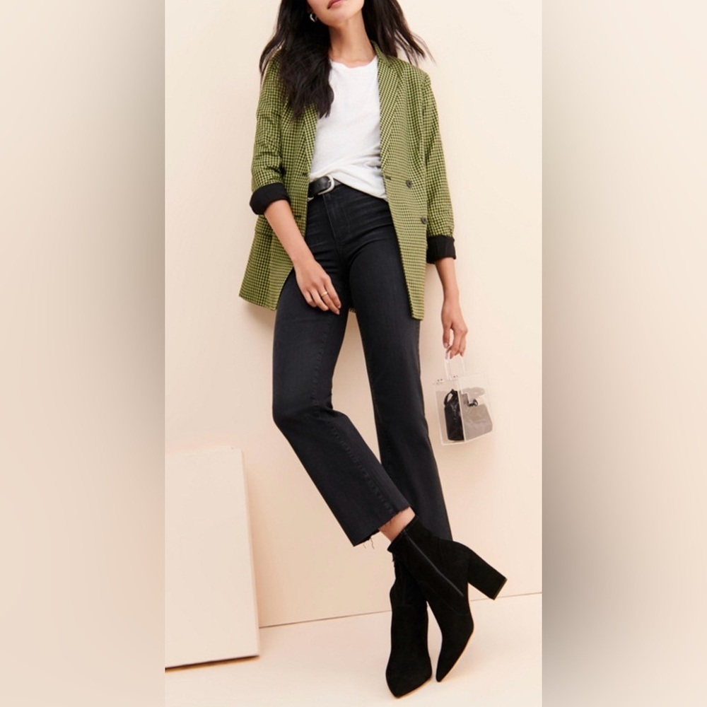 Paige Atley Ankle Flare Jeans in Black